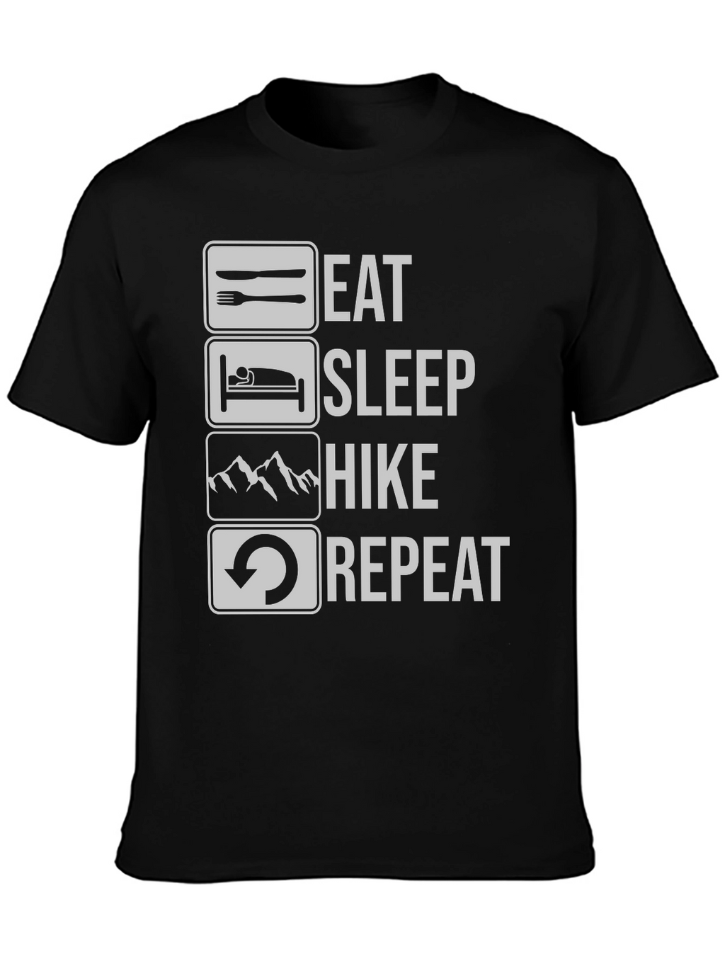 Eat Sleep Hike Repeat Graphic Tee