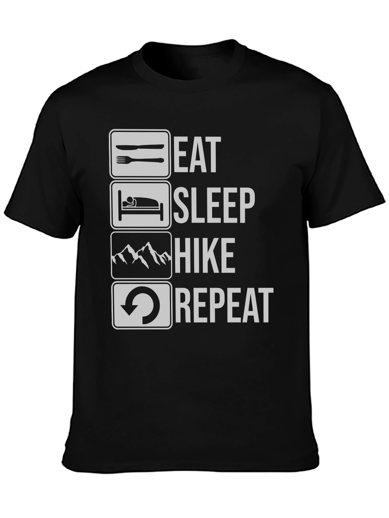 Eat Sleep Hike Repeat Graphic Tee