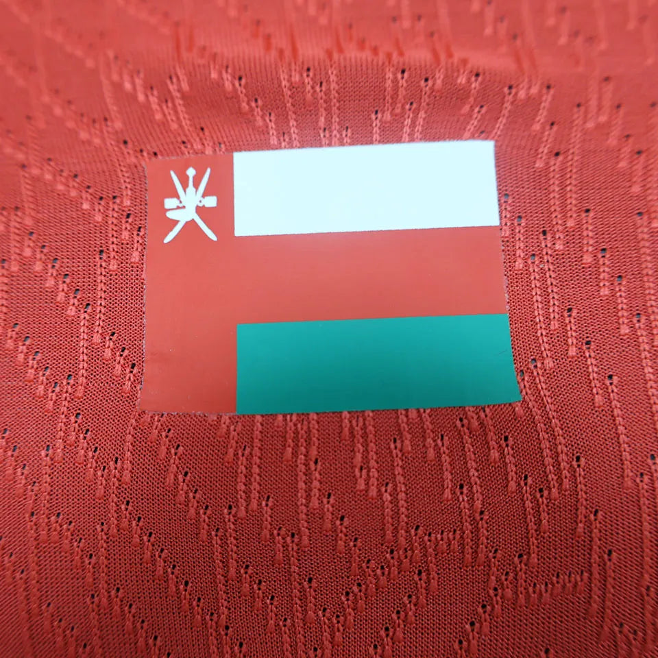 2024 Oman Home Red Player Version Soccer Jersey 阿曼 Detail 4