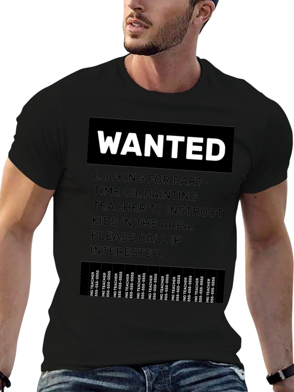 Wanted Part-Time Oil Painting Teacher T-Shirt