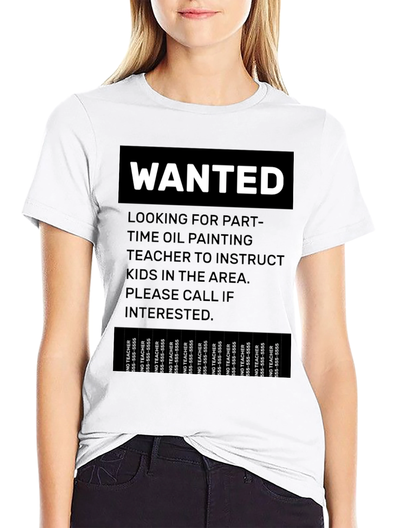 Wanted Part-Time Oil Painting Teacher T-Shirt