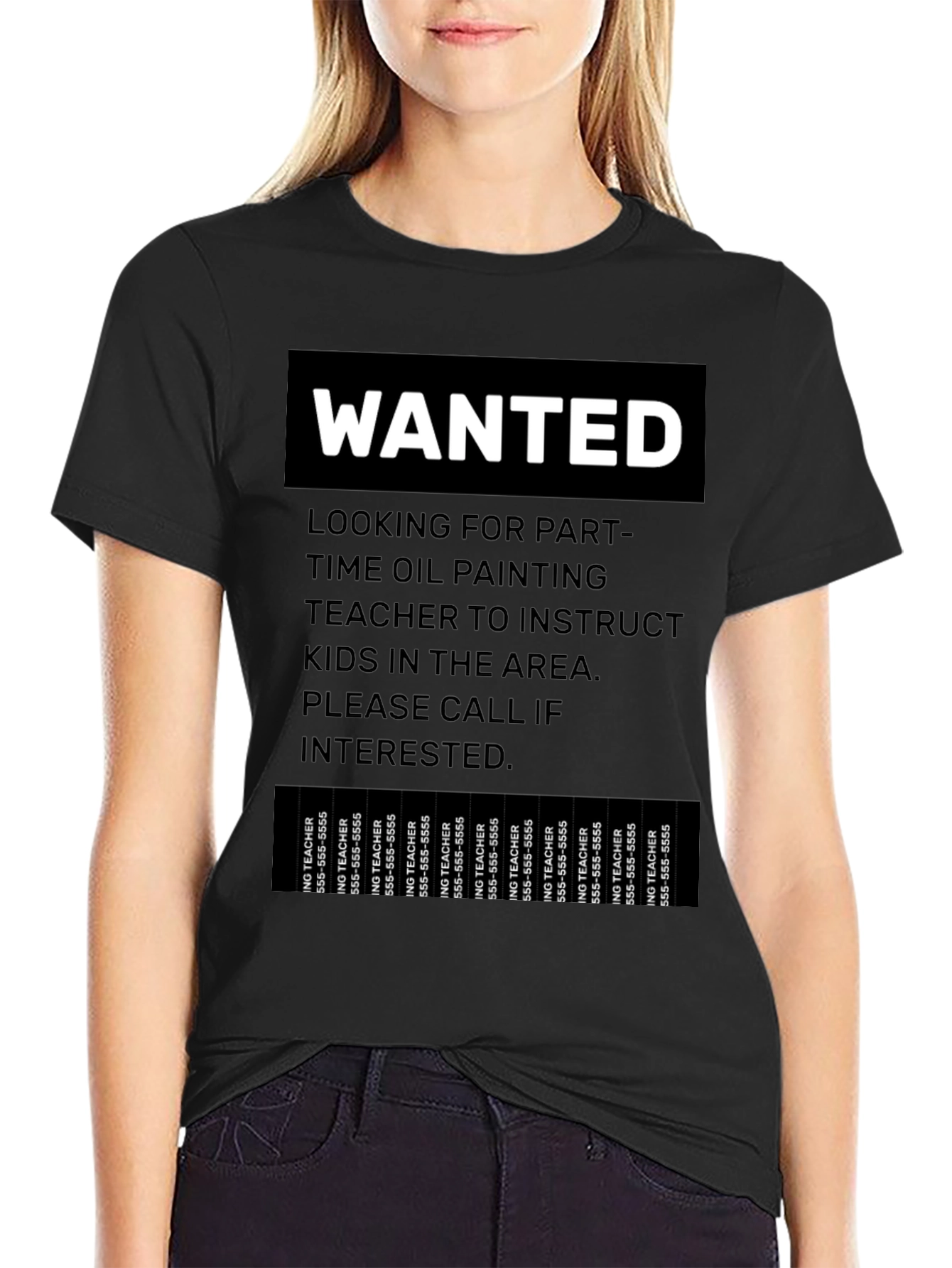 Wanted Part-Time Oil Painting Teacher T-Shirt