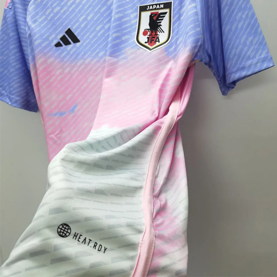 2023 Japan Away Pink Fans Soccer Jersey 一星 Detail 2