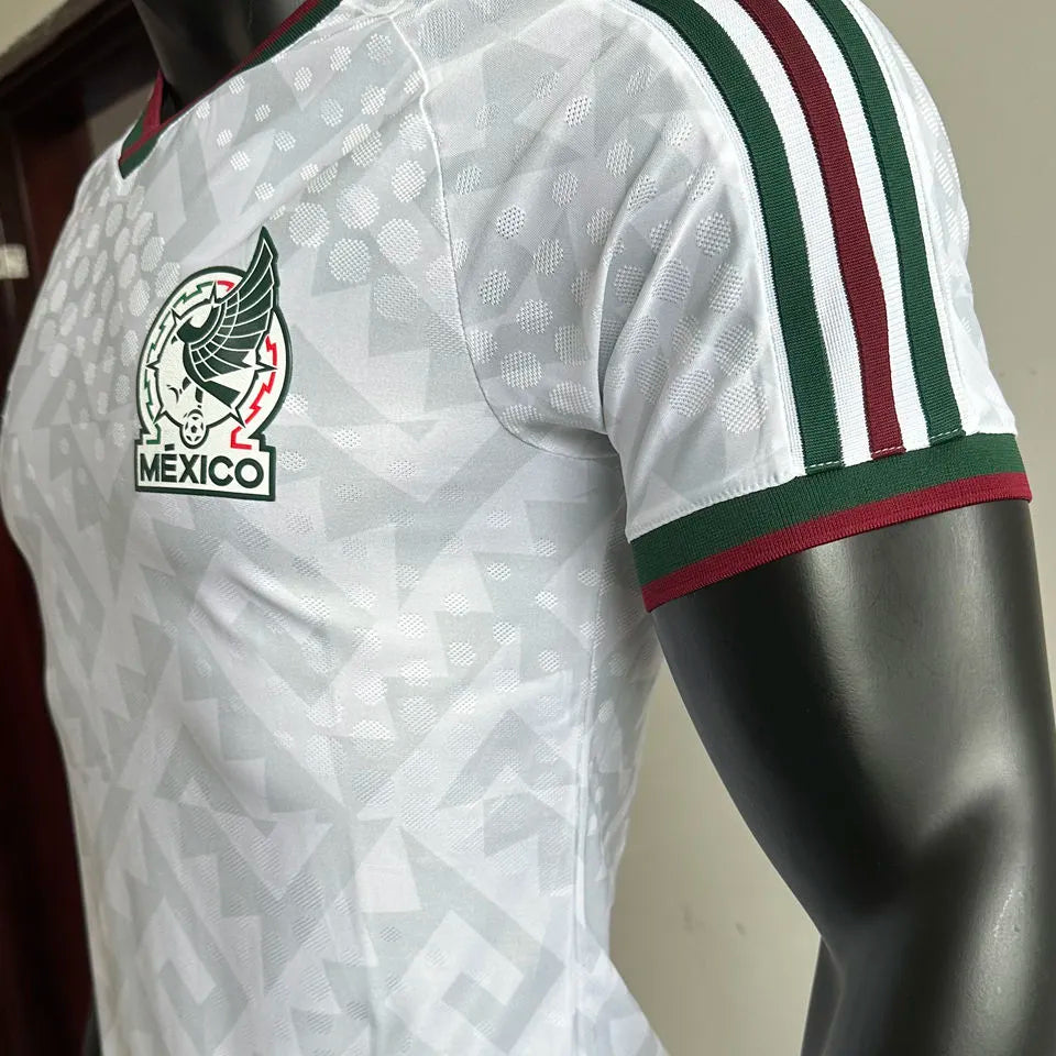 2025/26 Mexico White Special Edition Player Version Soccer Jersey Detail 3