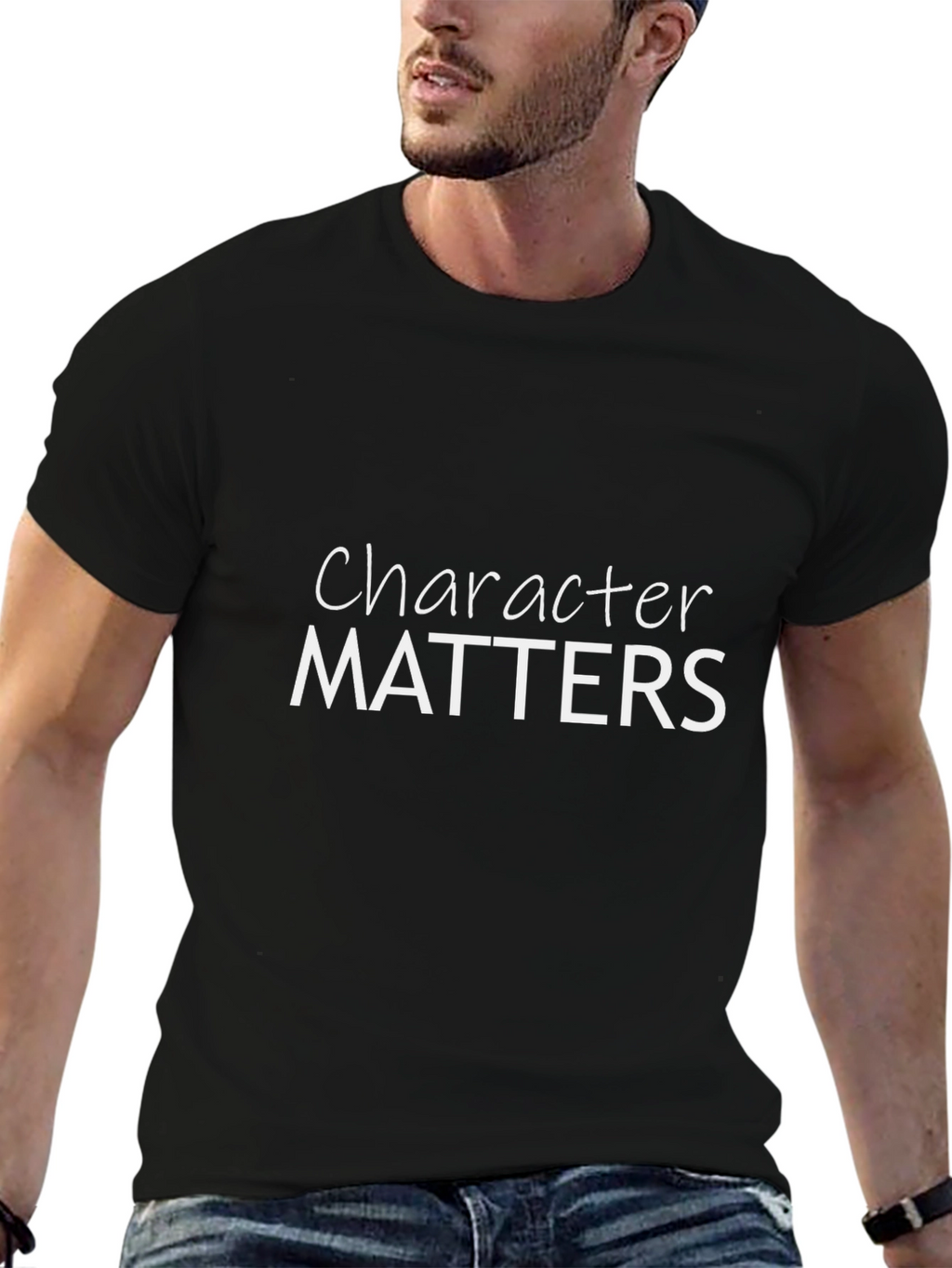 Character Matters Graphic Tee - Soft Cotton Blend