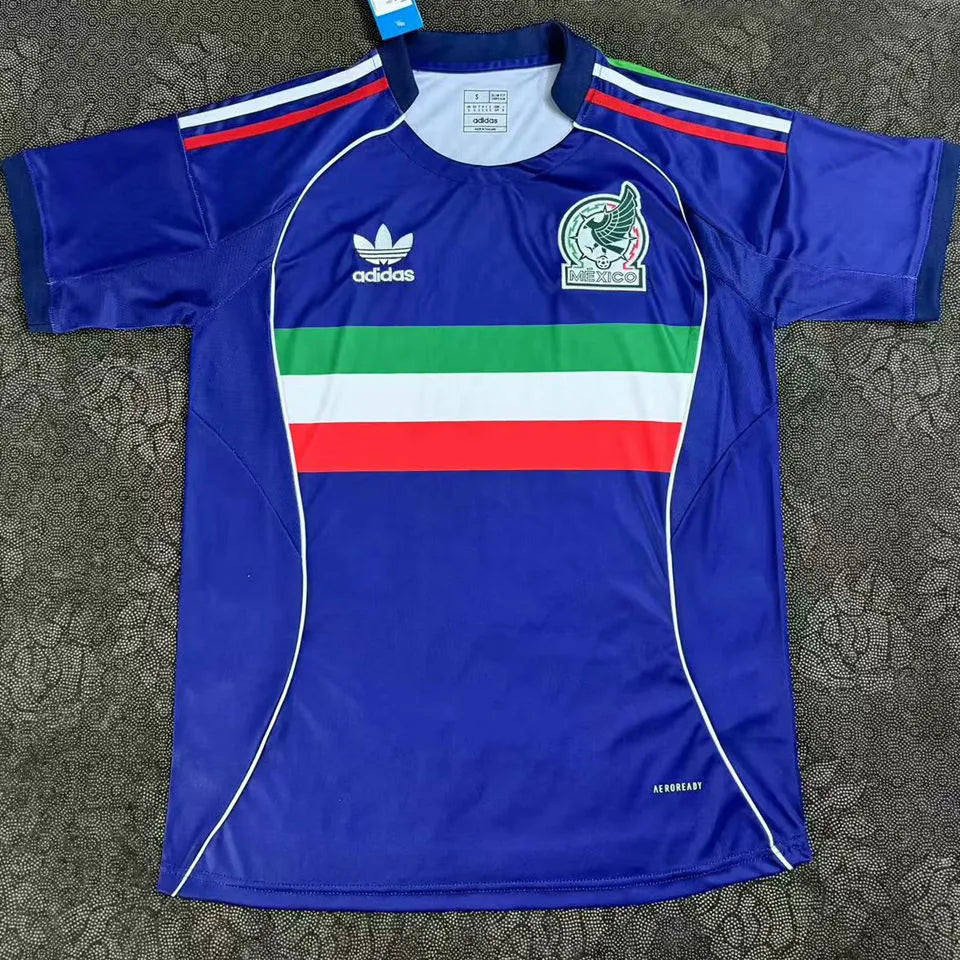 2025/26 Mexico Blue Special Edition Fans Soccer Jersey Front
