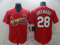 Men's St. Louis Cardinals Nolan Arenado #28 Red Replica Baseball Jerseys