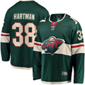 Men's Minnesota Wild Ryan Hartman #38 Green Home Breakaway Player Jerseys