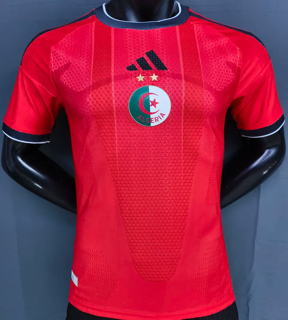 2026/27 Algeria Red Player Version Soccer Jersey Front