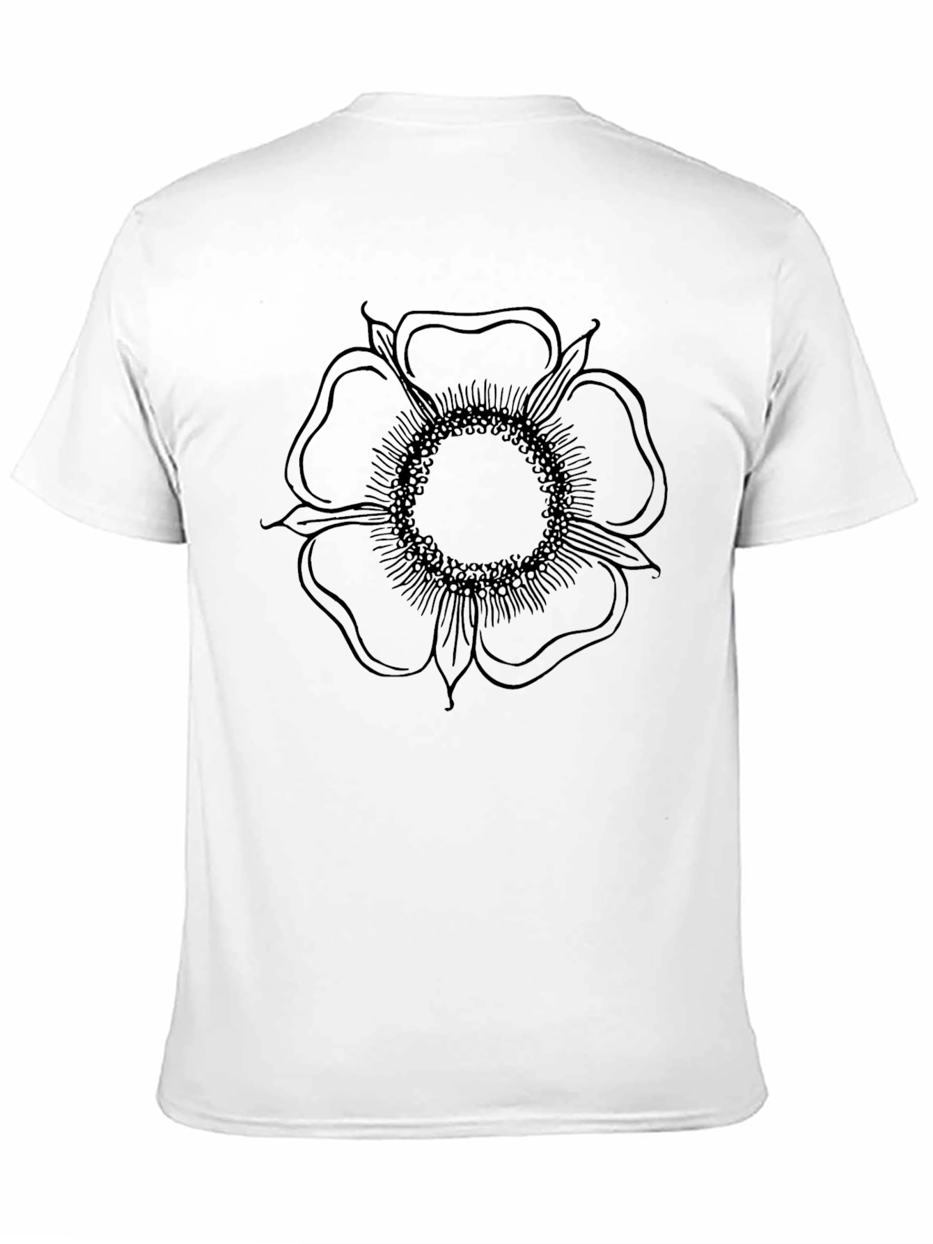 Black Flower Graphic Tee