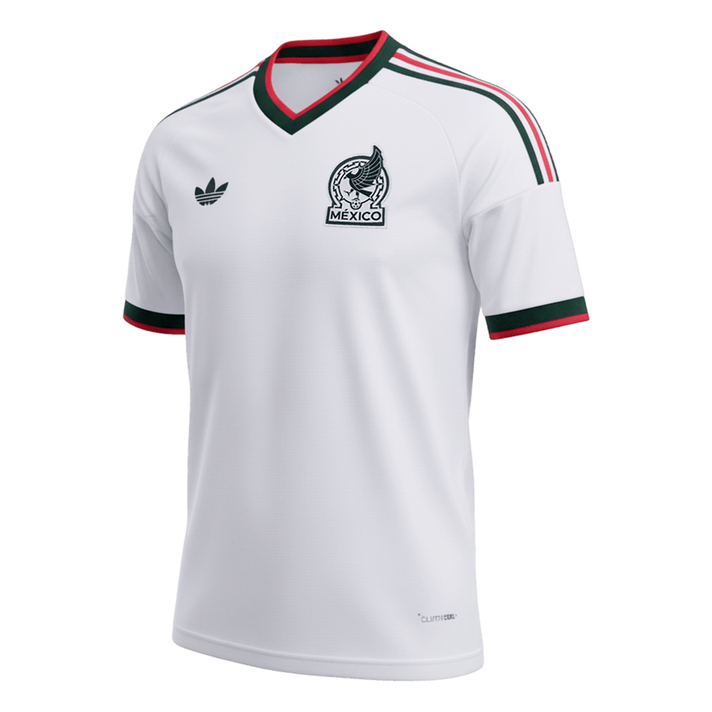Mexico Away Soccer Jersey World Cup 2026 White Front