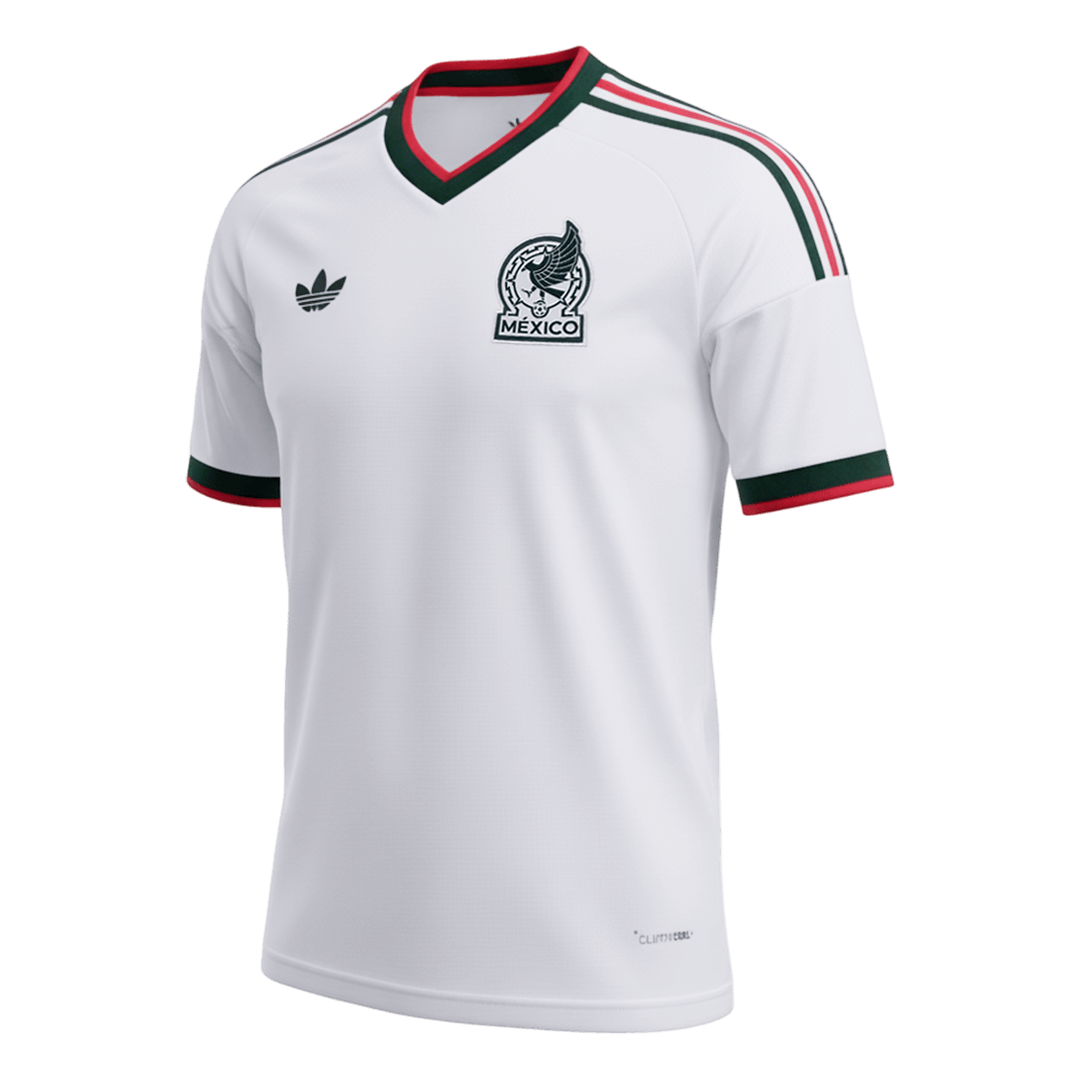 Mexico Away Soccer Jersey World Cup 2026 White Front