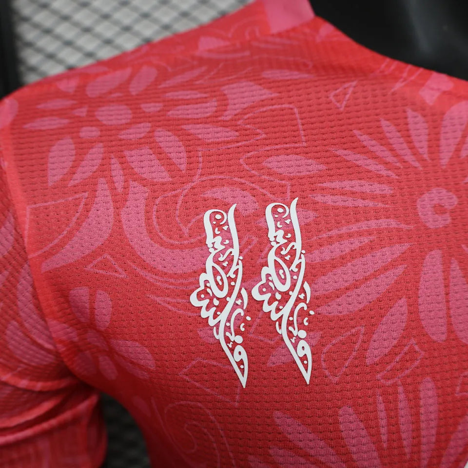 2024/25 FC Palestine Pink Plyaer Version Jersey Detail 2