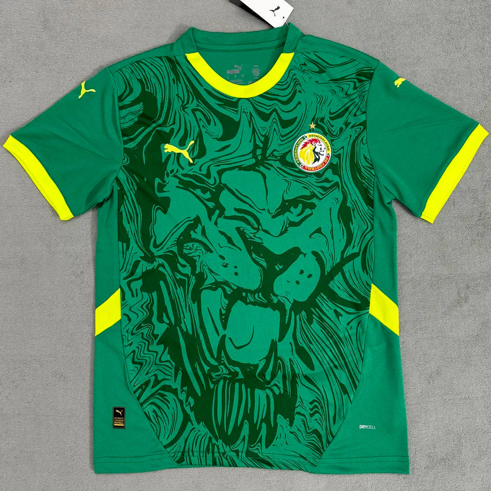 2025 Senegal Away Green Fans Soccer Jersey Front