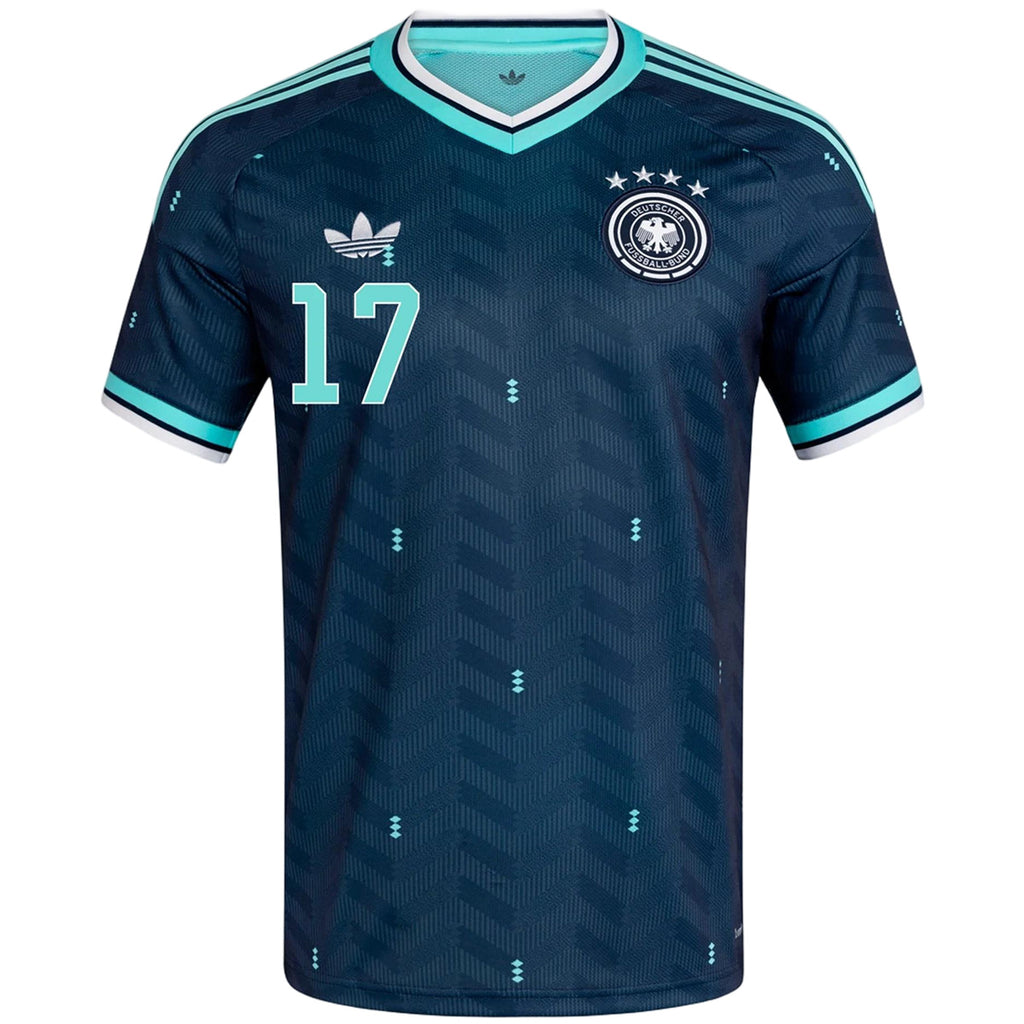 Wirtz #17 Germany Away Jersey World Cup 2026 Back