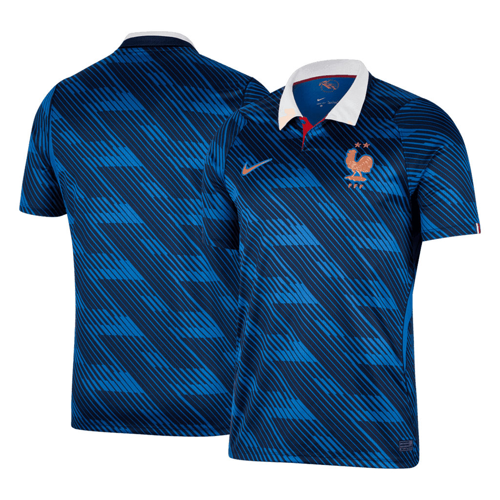 France Home Soccer Jersey World Cup 2026 Blue Image 3