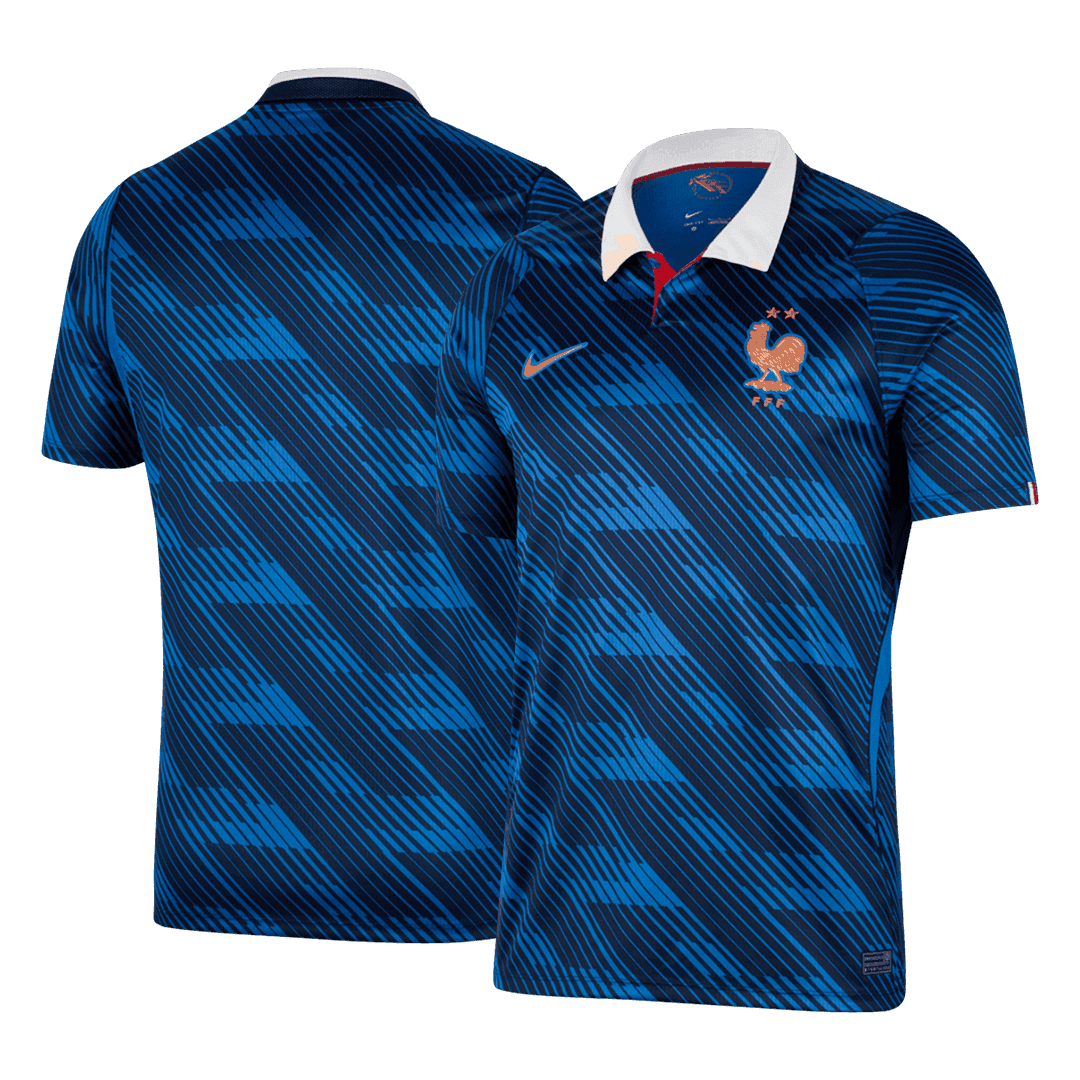 France Home Soccer Jersey World Cup 2026 Blue Image 3