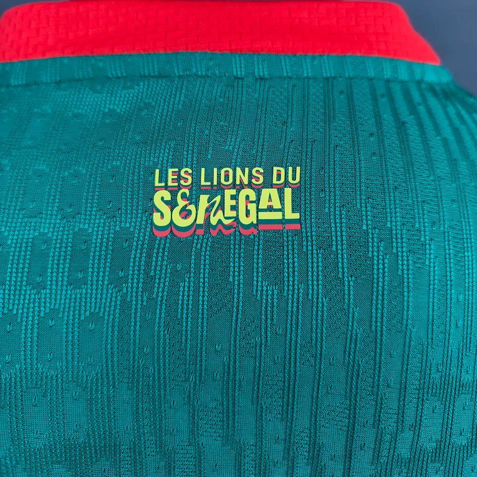 2026/27 Senegal Away Green Player Version Soccer Jersey Detail 2