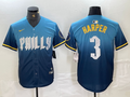 Men's Philadelphia Phillies Bryce Harper #3 Blue 2024 City Connect Limited Player Jerseys