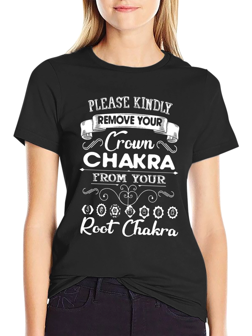 Crown Chakra Humor Graphic Tee