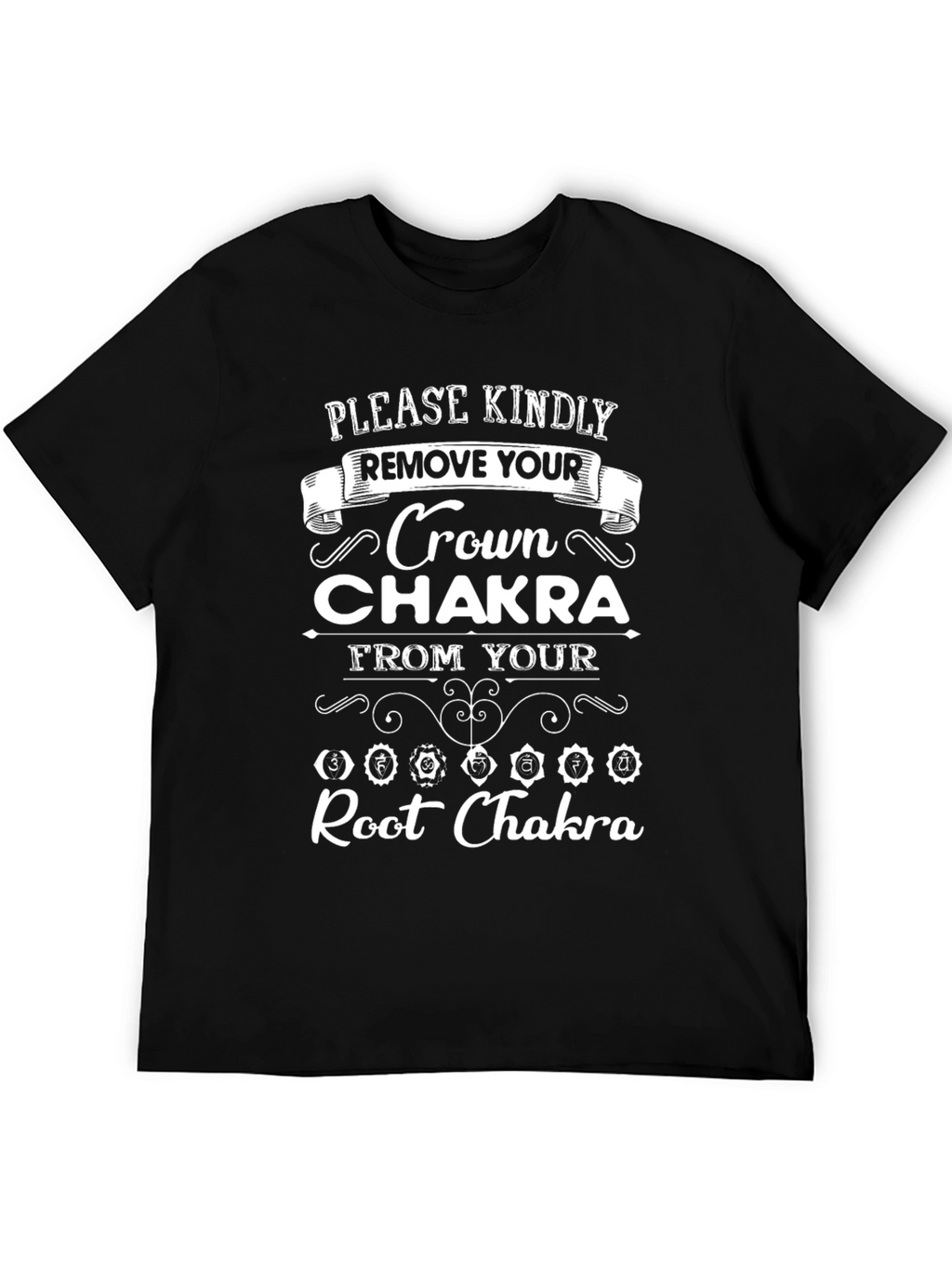 Crown Chakra Humor Graphic Tee