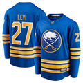 Men's Buffalo Sabres devon levi #27 Royal Replica Game Jerseys