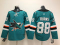Men's San Jose Sharks Brent Burns #88 Teal Home Breakaway Player Jerseys