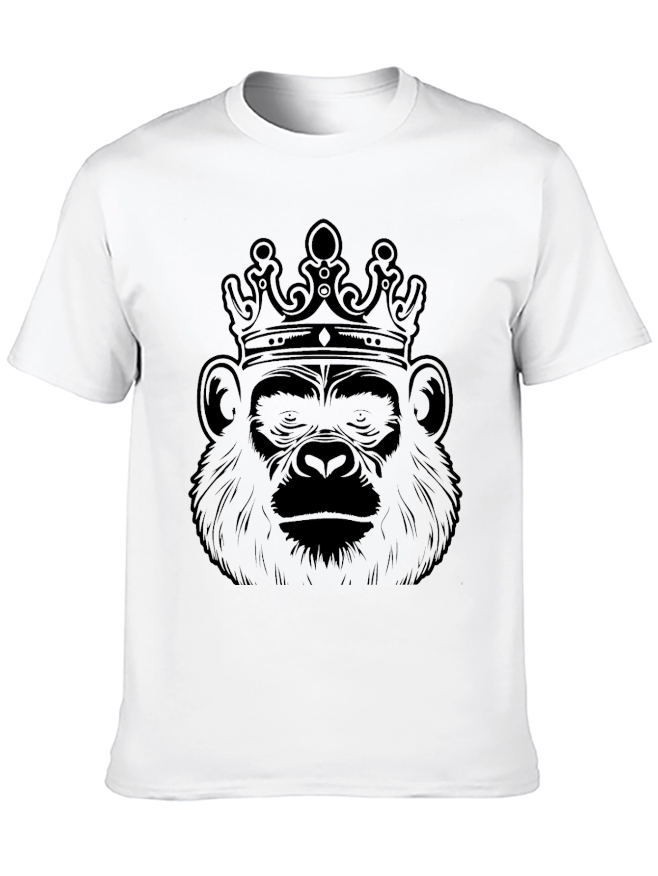 King Kong T-Shirt - Gorilla with Crown