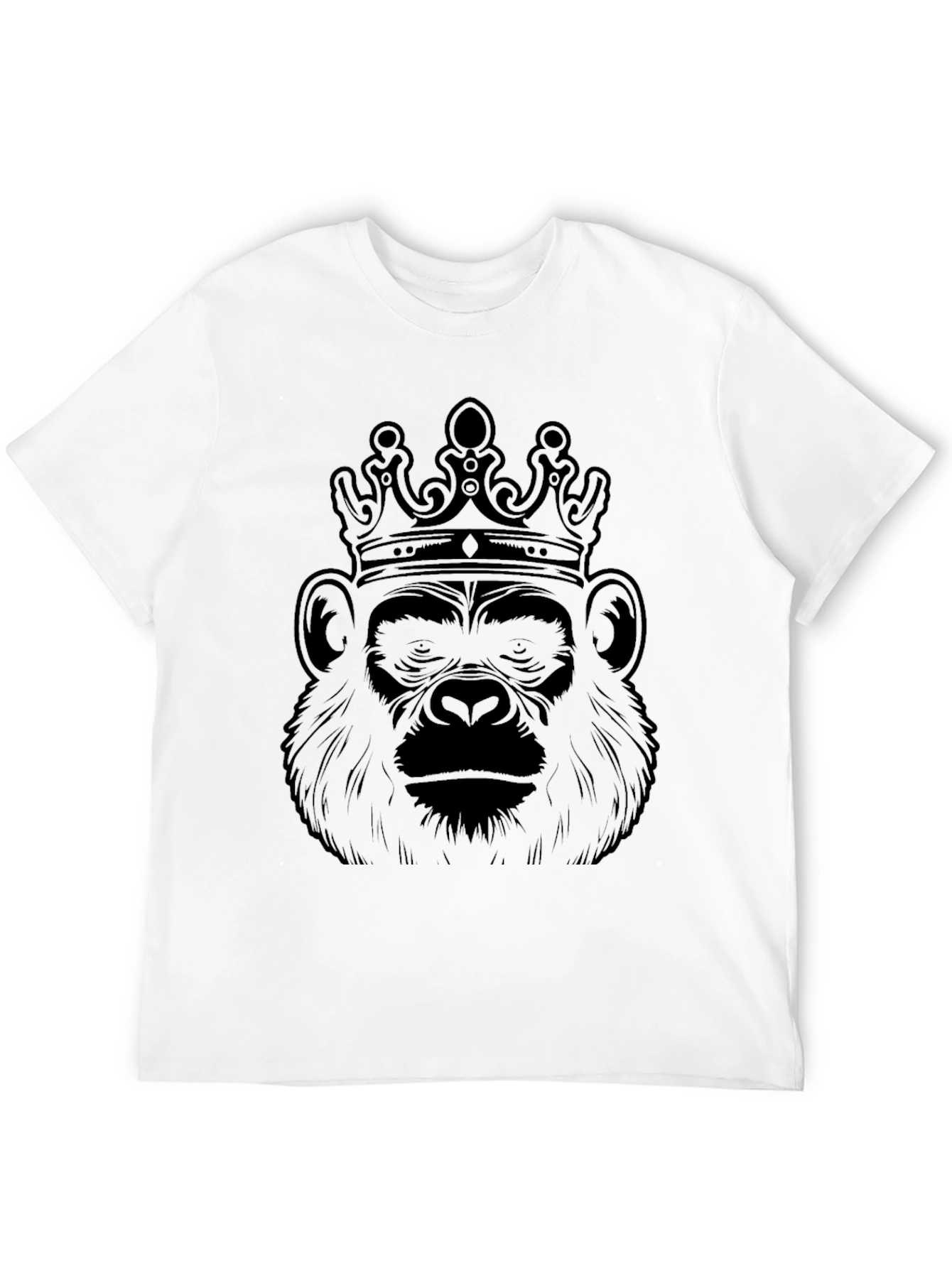 King Kong T-Shirt - Gorilla with Crown