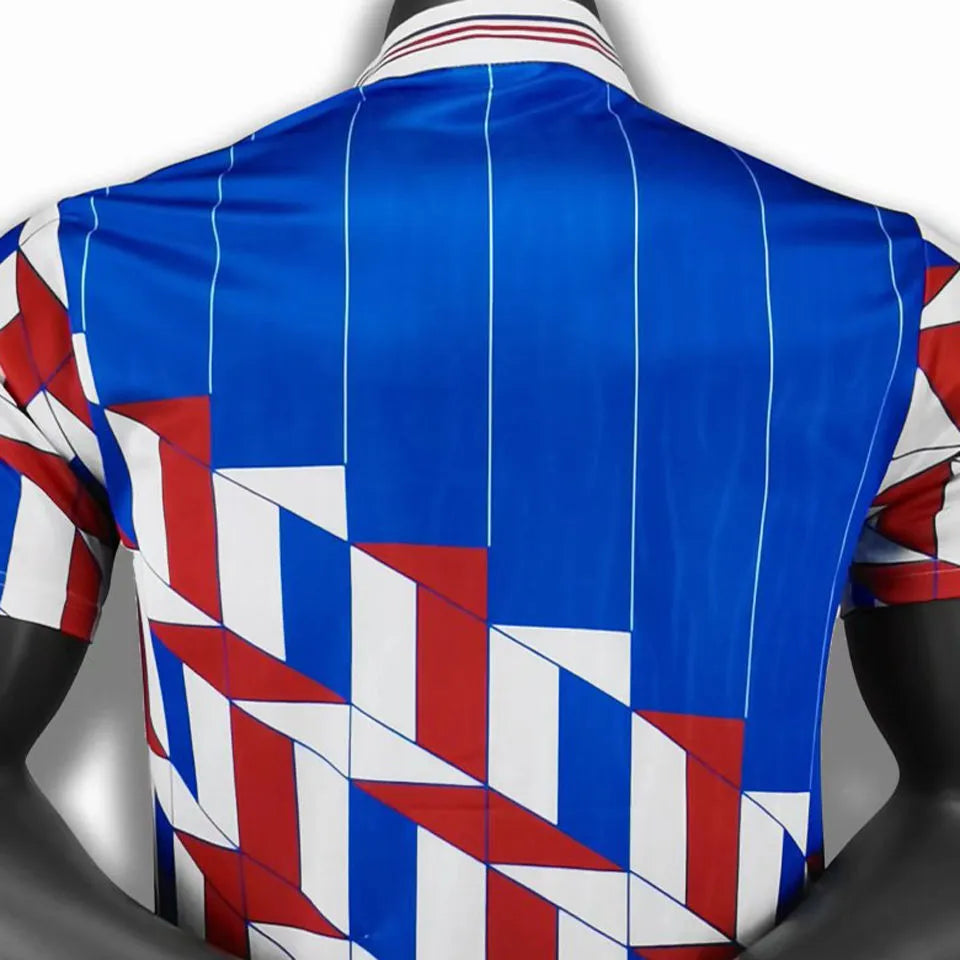 1989/90 AA Away Retro Soccer Jersey Back