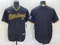 Men's Pittsburgh Pirates Black Blank Replica Team Jerseys