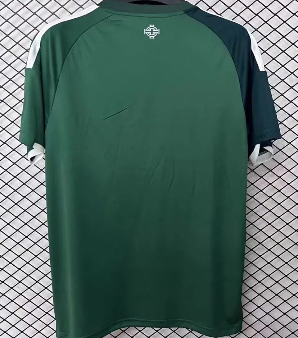 2026/27 North Ireland Home Green Fans Soccer Jersey Back