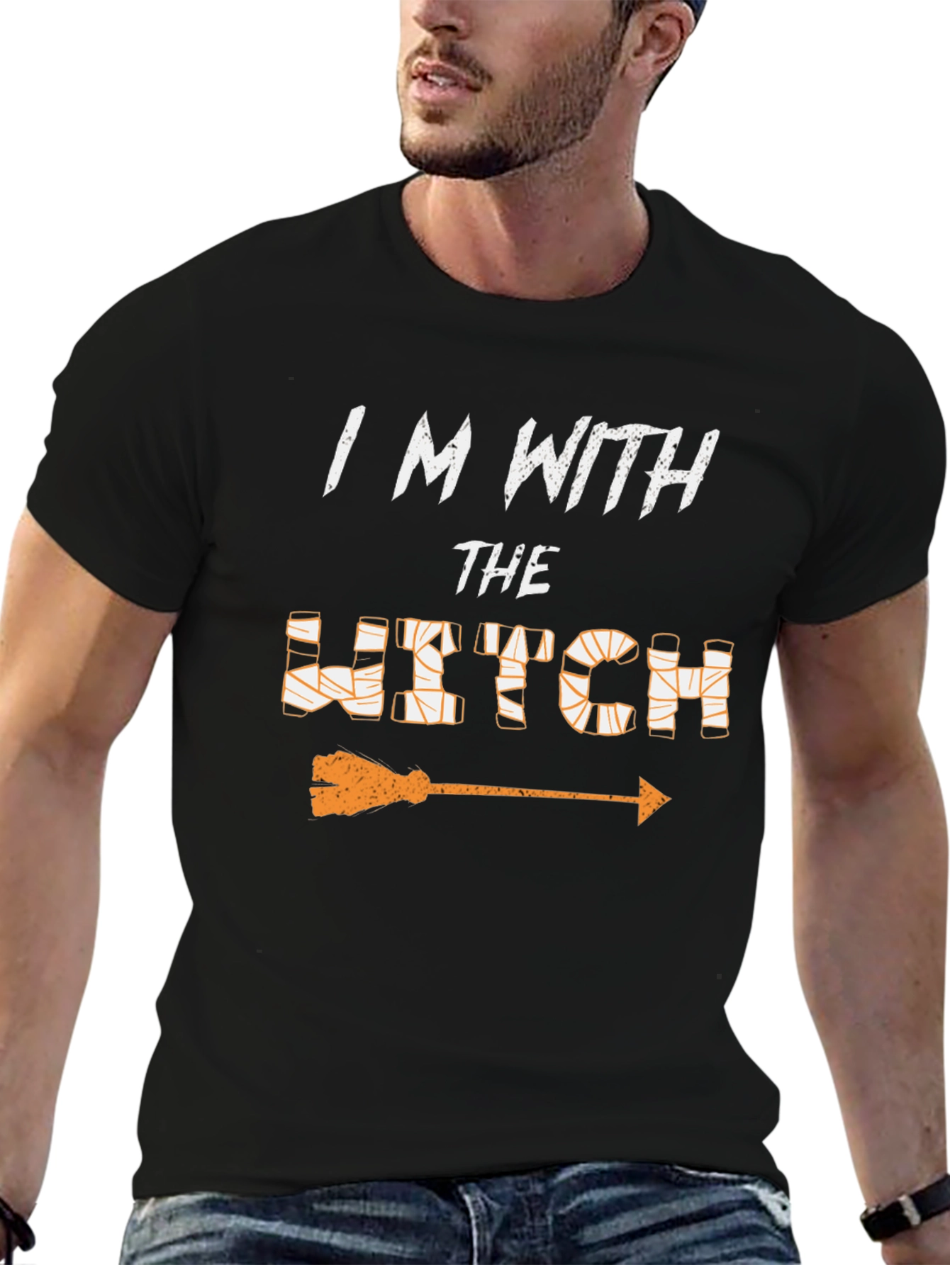Im With the Witch T-Shirt - Halloween Costume Tee