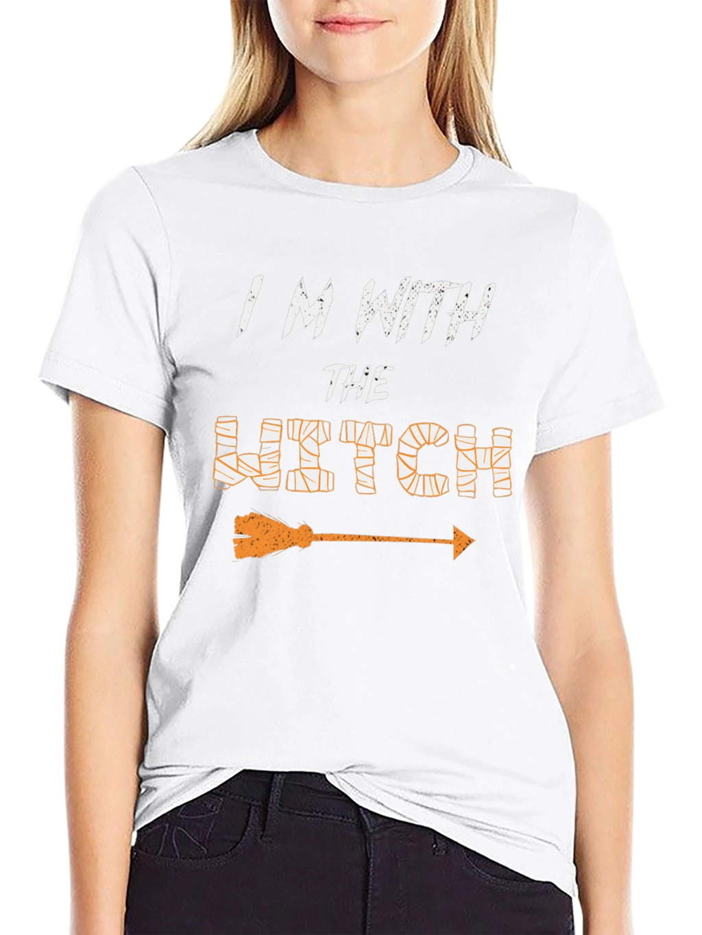 Im With the Witch T-Shirt - Halloween Costume Tee