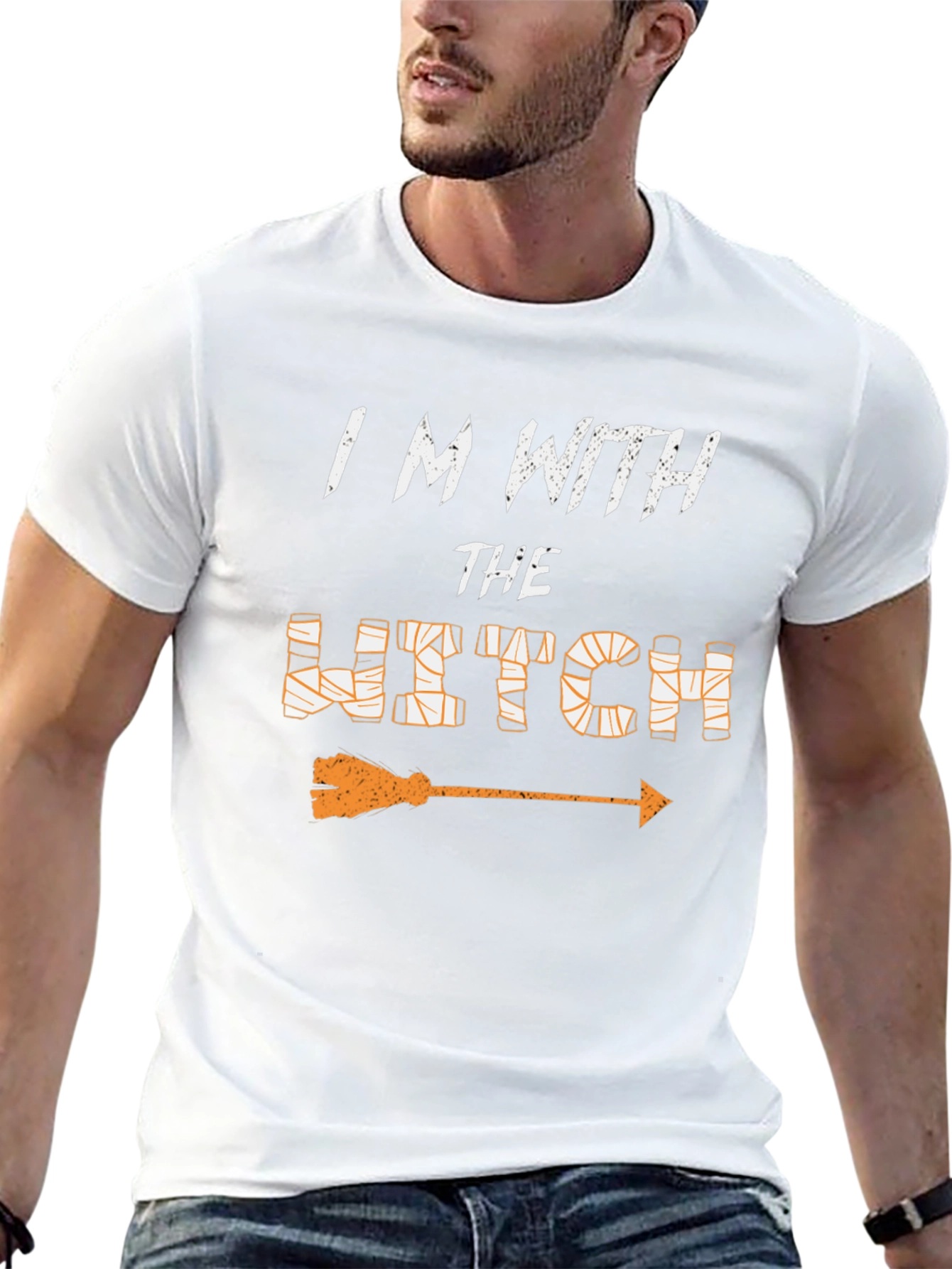 Im With the Witch T-Shirt - Halloween Costume Tee