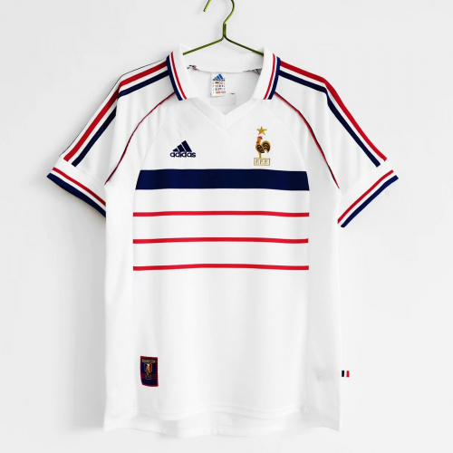 Retro France Away Jersey World Cup 1998 Image 5