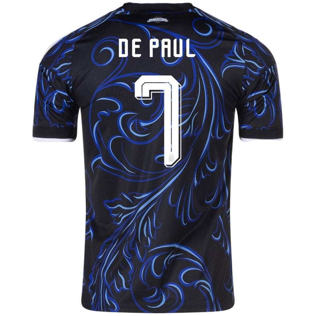 De Paul #7 Argentina Away Jersey World Cup 2026 Front