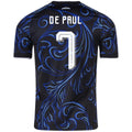 De Paul #7 Argentina Away Jersey World Cup 2026 Front