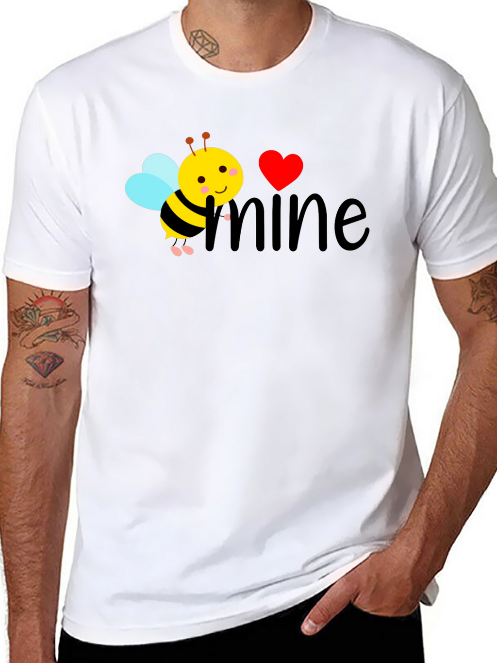 Bee Mine Graphic Tee - Valentines Day