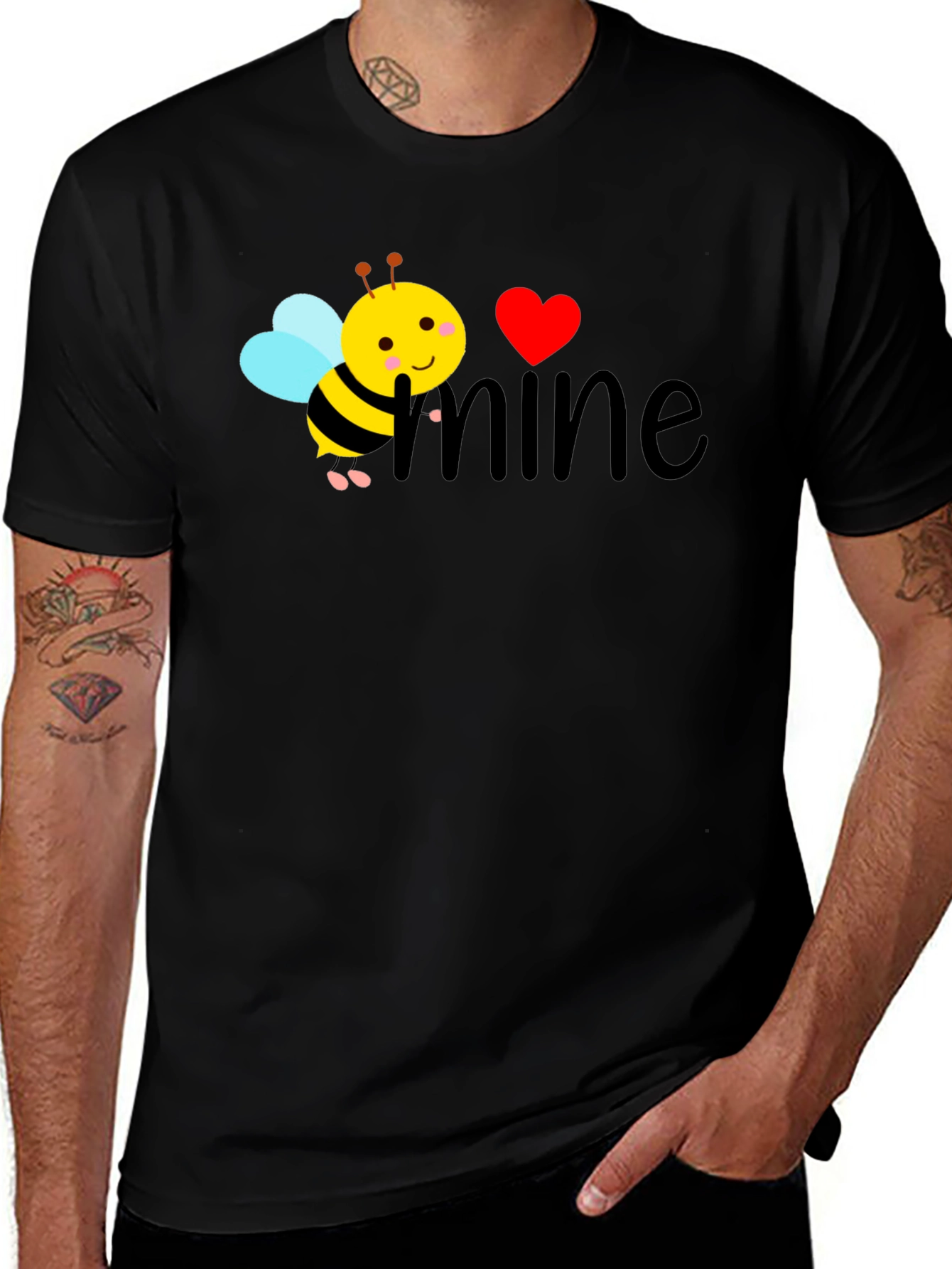 Bee Mine Graphic Tee - Valentines Day