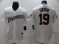 Men's San Diego Padres Tony Gwynn #19 White Replica Team Jerseys