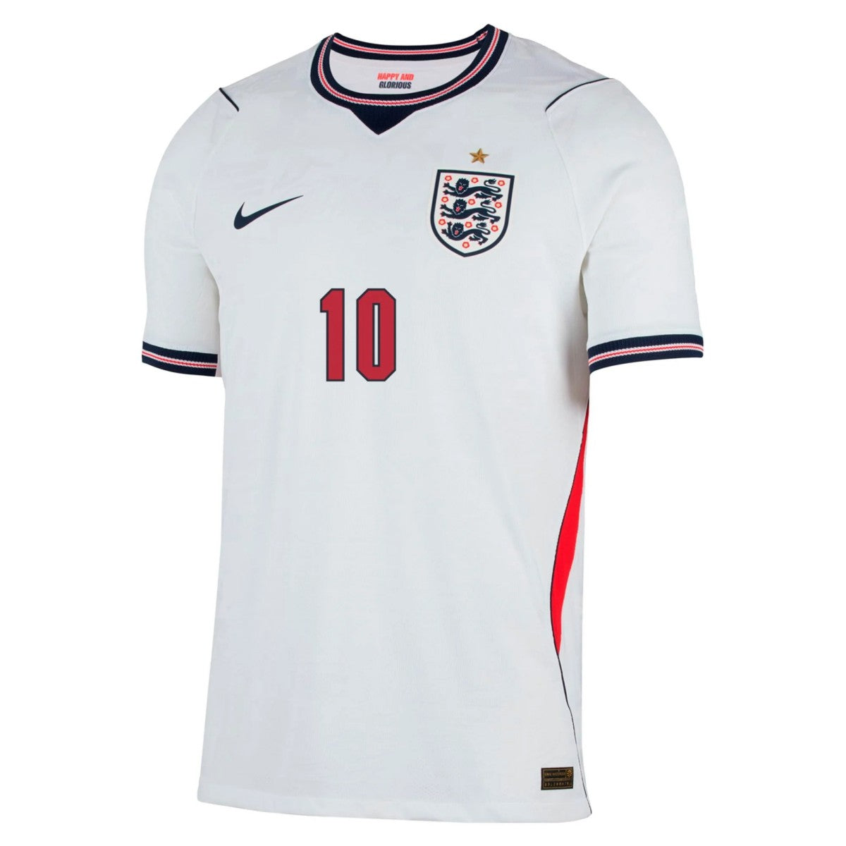 BELLINGHAM #10 England Home Match Jersey Player Version World Cup 2026 Back