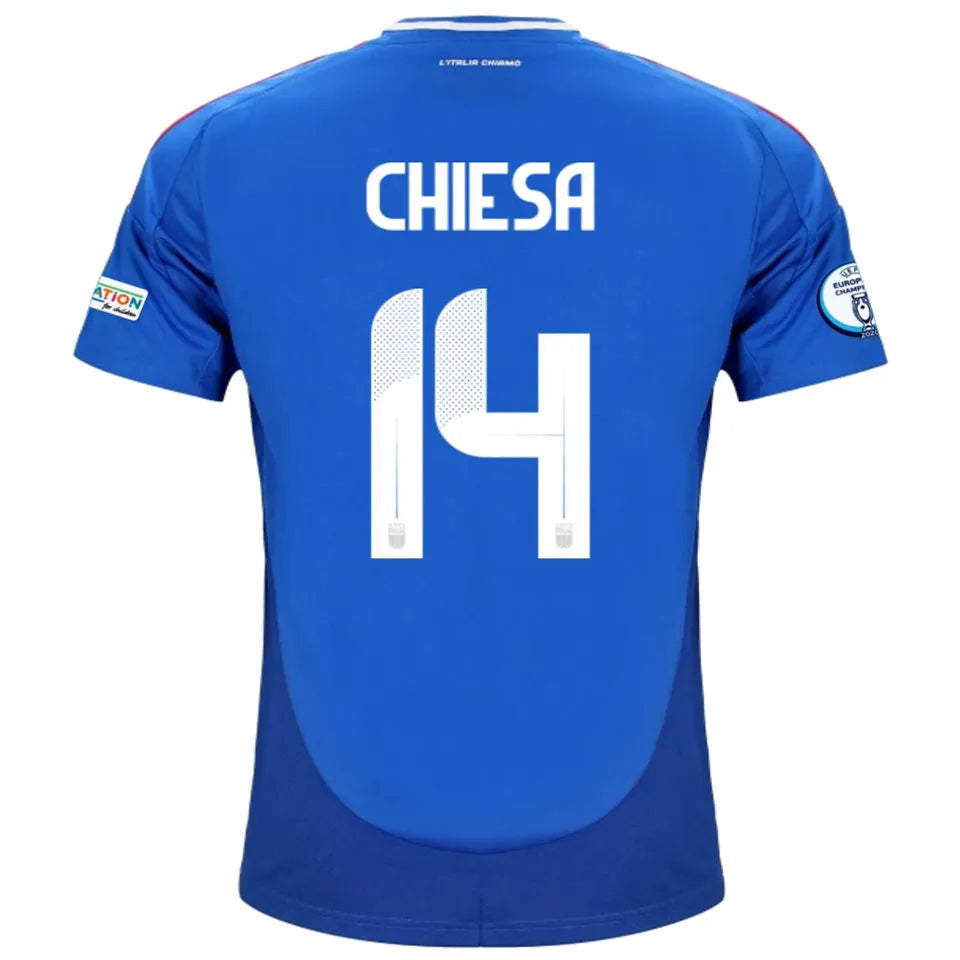 2024/25 Italy Blue Player Version Soccer Jersey Detail 2