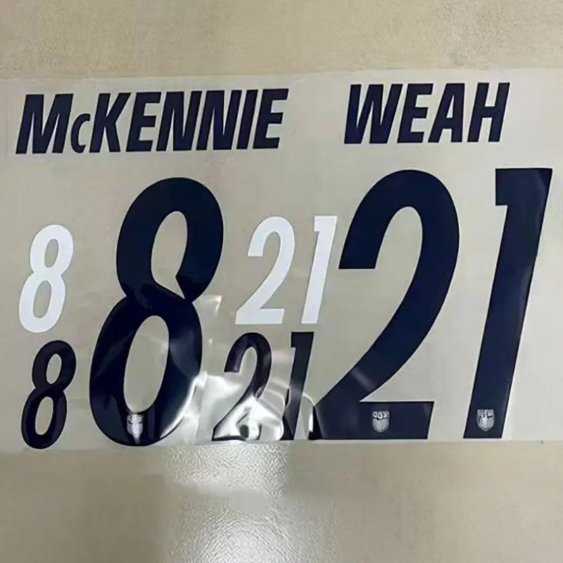 2026/27 U.S Home Fans Soccer Jersey (Have Right Patch 有右臂章 黑底白字） Detail 1