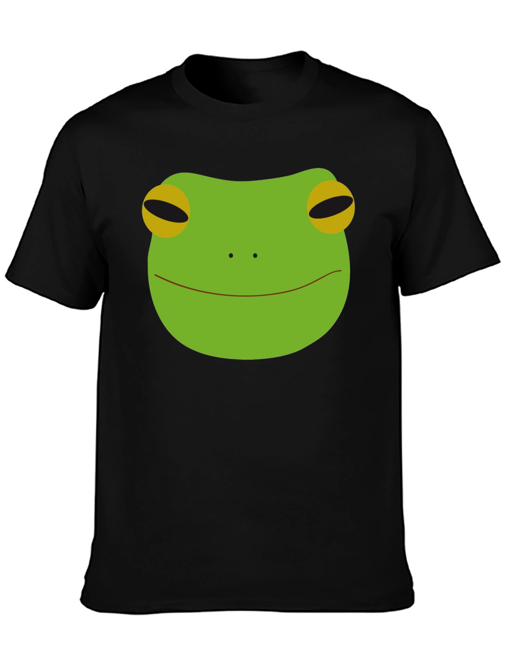 Frog Face Graphic Tee - Mens Black T-Shirt