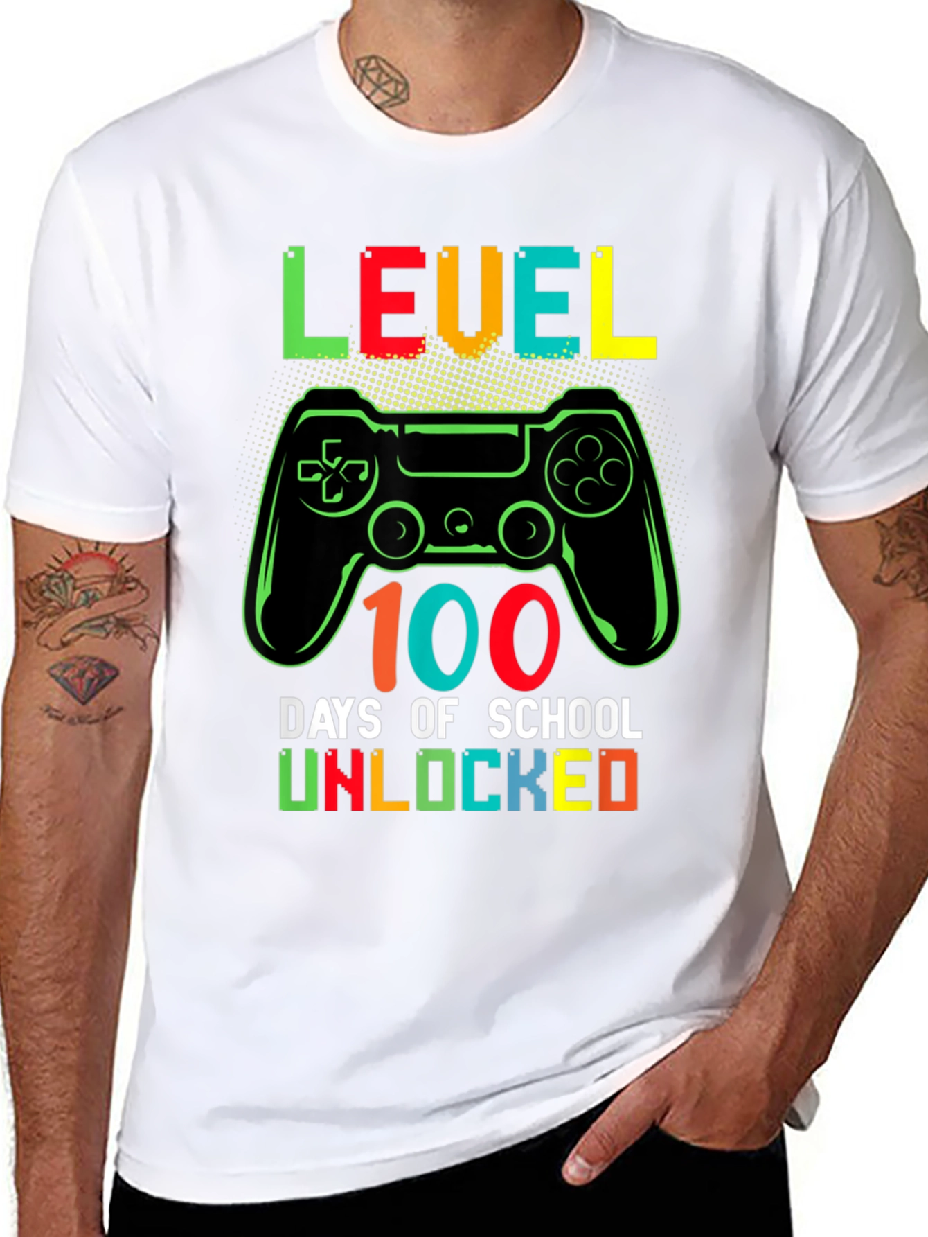 Level 100 Days of School Unlocked T-Shirt