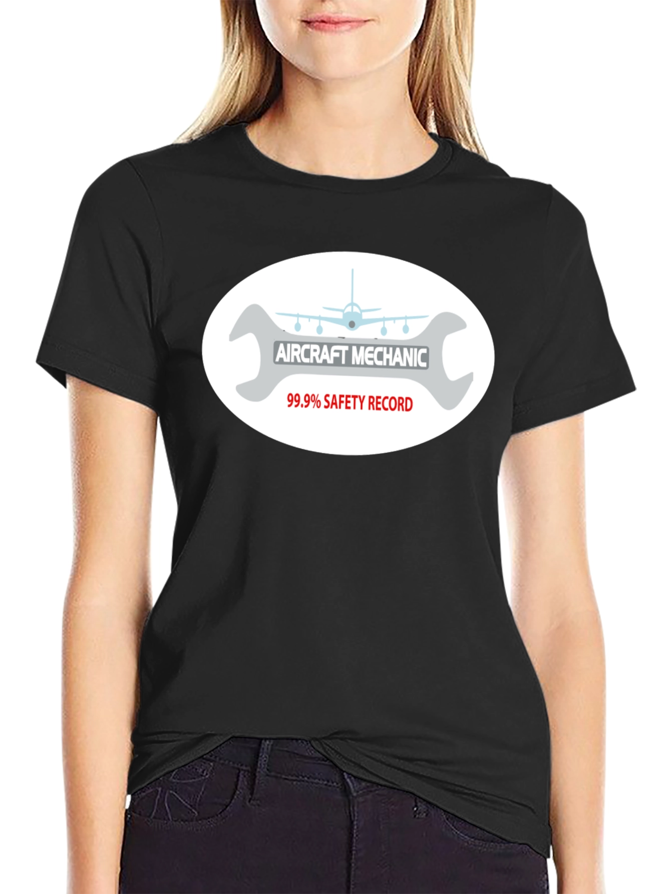 Aircraft Mechanic T-Shirt - 99.9% Safety Record