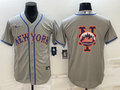 Men's New York Mets Gray Road Authentic Player Jerseys