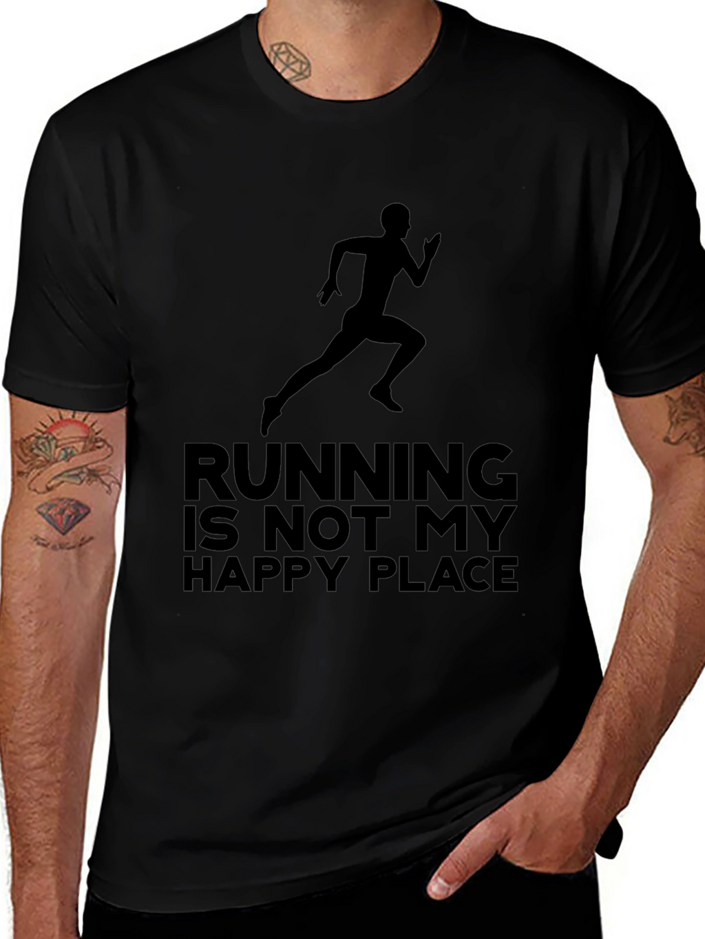 Running Is Not My Happy Place T-Shirt