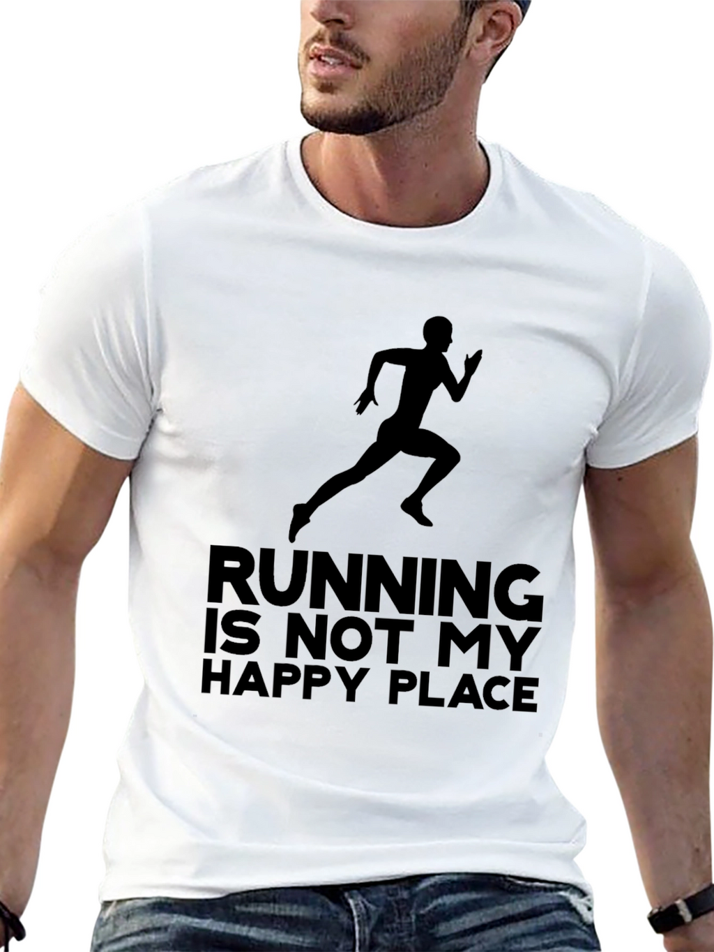 Running Is Not My Happy Place T-Shirt